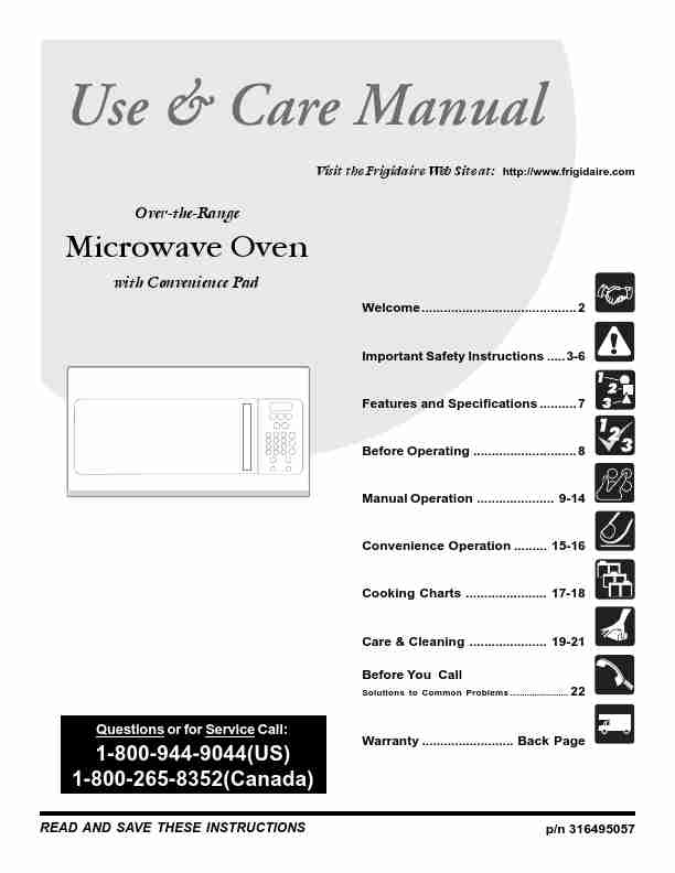 Frigidaire Microwave Oven 316495057-page_pdf